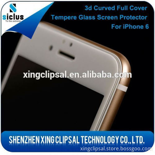 otao 3d curved full cover 0.2mm tempered glass screen protector for iphone 6s
